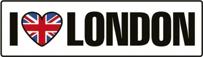 Produktbild von I Love - Slim-Poster - London + 1 Ü-Poster der Grösse 61x91,5cm