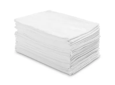 Produktbild von Sensillo Flanellwindeln 60 x 80 cm, weiß, 20 Stück, 100 % Baumwolle