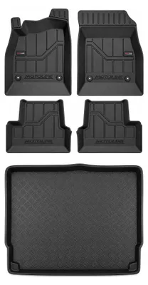 Productafbeelding van Wielganizator MotoLine TPE-automatten geschikt voor Opel Astra J (2009-2015), 4 + 1 kofferbakmat 23038