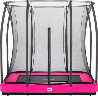 Image de Salta Comfort Edition Ground Trampoline - 214x153cm - Rectangulaire - Rose