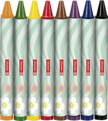 Immagine prodotto di Set di pastelli a cera Happy Hippie | menta 8 pezzi