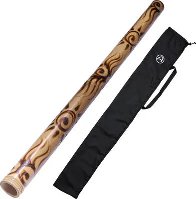 Produktbild von Bambus Didgeridoo 120cm – Blank/Burned Look für Anfänger. Tiefer Ton