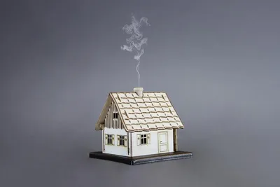 Produktbild von Rauchhaus (11,3x10x11,3cm) von Weigla Holzkunst
