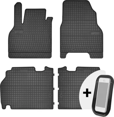 Produktbild von Gummimatten Auto Fußmatten Automatten Passgenau 4-teilig Set - passend für Renault Kangoo 2 II 2008-2018