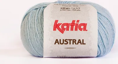 Produktbild von AUSTRAL von Katia - CELESTE (34) - 50 g / ca. 140 m Wolle