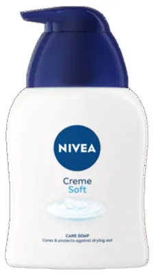 Produktbild von NIVEA Creme Soft Pflegeseife 250 ml, Hände & Körper, Cremeseife, Pumpenflasche, Reinigend, Feuchtigkeitsspendend, Nährend, Aqua, Sodium Laureth Sulfate, Cocamidopropyl Betaine, Coco-Glucoside, Prunus Amygdalus Dulcis Oil,..., 250 ml