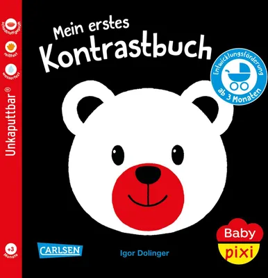 Produktbild von Baby Pixi 156 - Mein erstes Kontrastbuch ab 3 Monaten - Unkaputtbar®