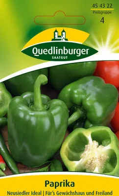 Produktbild von Quedlinburger Saatgut - Paprika Neusiedler Ideal - Samen - 454322