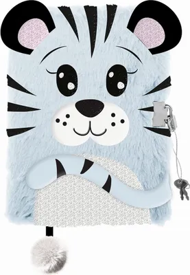 Image de Agenda Majewski avec cadenas A5 96k Snow Tiger