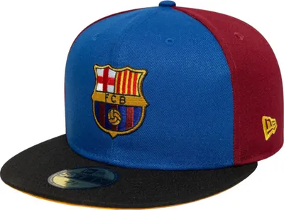 Image de Casquette New Era Mes Que Un 59Fifty FC Barcelona 60846902, casquette, homme, rouge foncé