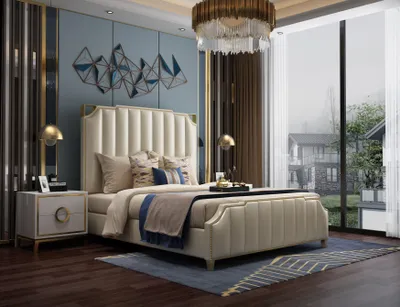 Immagine prodotto di Letto di design letti 180x200cm Dubai matrimoniale hotel legno camera da letto