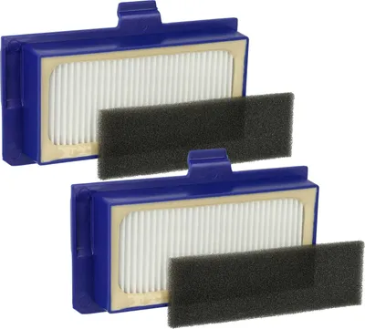 Produktbild von vhbw Filter-Set Ersatz für Rowenta ZR710101 für Saugroboter - 4x Ersatz-Filter (HEPA-Filter, Schaumstoff-Filter)