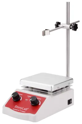 Magnetrührer mit Heizplatte, 2000 ml, 380°C, 100-2000 U/min, 180 W