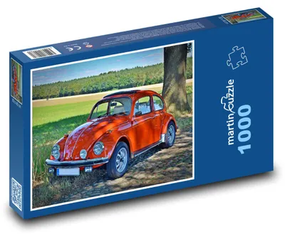 Obrázok produktu pre Puzzle 1000 Červené auto pri ceste - martinpuzzle