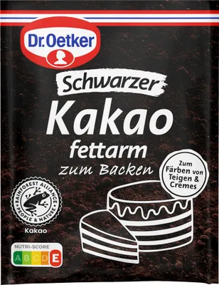 Image de Cacao noir intense Dr. Oetker pour la pâtisserie 30g