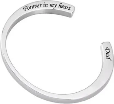 Produktbild von Luxe verstellbare As-Armband für Vater - Gedenkschmuck mit Ashalter - Inkl. Asfüllhilfe und Aufbewahrungstasche