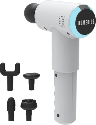 Produktbild von Massagepistole Tragbares Physiotherapie-Massagegerät, professionelle Physio-Tiefenmassage, Massager für die Faszien, 5 Massageköpfe, wiederaufladbar