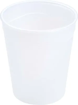Produktbild von 10 Plastikbecher Mehrwegbecher Kaffeebecher PP klar Ø80x92mm 0,2l