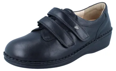 Produktbild von FINN COMFORT PROPHYLAXE 96102 Damen Halbschuhe mit Klett schwarz Glattleder - Größe: 41