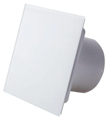 Produktbild von Kleinraumventilator Wandventilator System Turbo Trax Milchglas 100 T mit Nachlauf
