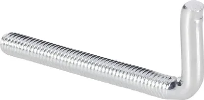 Produktbild von TOOLCRAFT 890691 Gerade Schraubhaken Typ 4 E 60 mm Stahl galvanisch verzinkt 10 St.