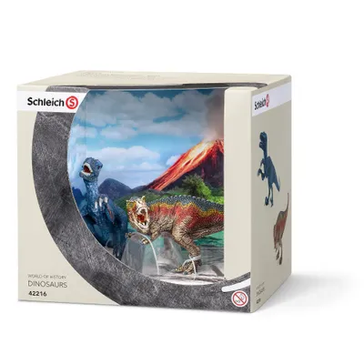 Immagine prodotto di Schleich 42216 T-Rex e Velociraptor, piccolo