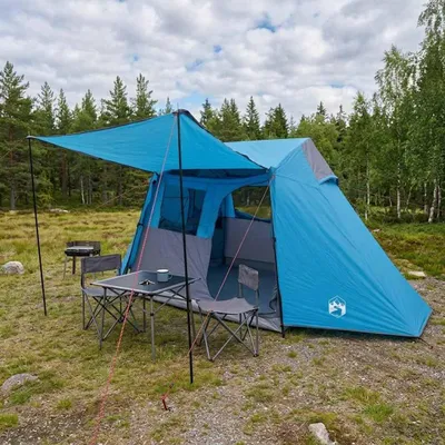 Produktbild von Möbel Tunnelzelt Blau 475 x 220 x 192 cm - Campingzelte CC2086