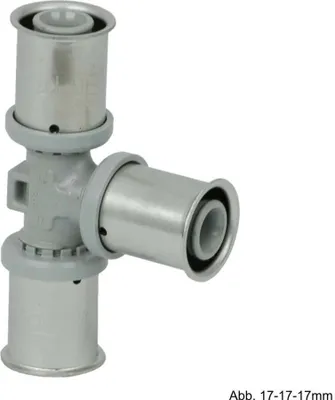 Produktbild von ROTH WERKE Roth T-Stück, Abgang und Durchgang reduziert, 32 x 20 x 25 mm, PPSU, 1 Stk.