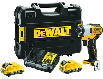Produktbild von DEWALT Akku-Schlagschrauber DCF801D2, 12Volt, 1/4", (2x Li-Ionen Akku