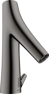 Produktbild von Elektronik-Waschtischmischer AXOR STARCK ORGANIC DN 15 m Temp.reg. Batt-Betr 6 V pol. bl mit Temperaturregulierung, Batteriebetri polished black chrome
