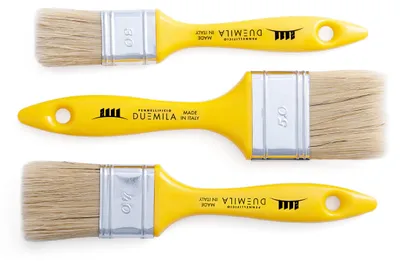 Obrázek produktu pro PENNELLIFICIO 2000 | Sada 3 štětců, malířské štětce, plastová rukojeť, sada štětců