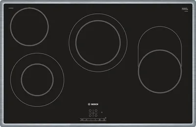 Produktbild von Bosch Serie 4 PKH845BB1D, Schwarz, Integriert, Keramik, Glaskeramik, 4 Zone(n), 4 Zone(n)