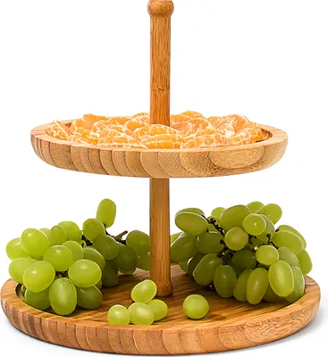 Produktbild von relaxdays Etagere braun