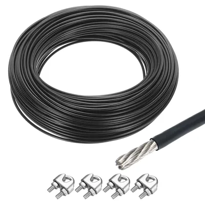 Image de Câble en acier inoxydable, 50 mètres x 2,5 mm, pour différents systèmes de suspension