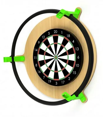 Produktbild von Autodarts Komplettset Steeldart Autoscoring LED Ring & 3x OV9732 Kamera Tracking