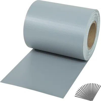 Produktbild von tectake® Sichtschutzstreifen für Einzelstab- und Doppelstabmatten-Zäune leichte Montage, inklusive Befestigungsclips