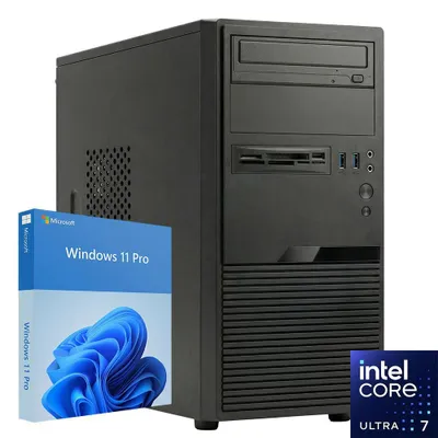 Produktbild von Intel Core Ultra 7 - 64 GB DDR5 - 2000 GB SSD - WLAN - Bluetooth - CD/DVD - SD/MicroSD - Windows 11 Pro (COMPUGEAR X203-40237)
