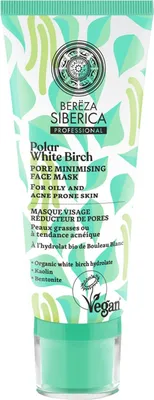 Obrázek produktu pro Natura Siberica Bereza Siberica Wegańska zwężająca pory maska do twarzy do skóry tłustej, 100ml