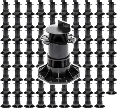 Produktbild von XPOtool Set 80x podstavce na palubovky, 2700 kg, 137-215 mm, výškovo nastaviteľné podstavce na palubovky, dosky a fošne