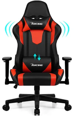Immagine prodotto di Sedia da gaming - Sedia da ufficio - Sedia per videogiochi - Sedia da lavoro - Sedia girevole - Design ergonomico