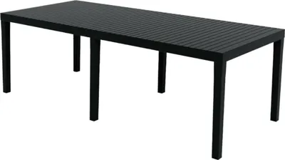 Produktbild von Gartentisch Dmica, Rechteckiger ausziehbarer Esstisch, ausziehbarer Gartentisch, 100 %  Italy, 150x90h72 cm, Anthrazit