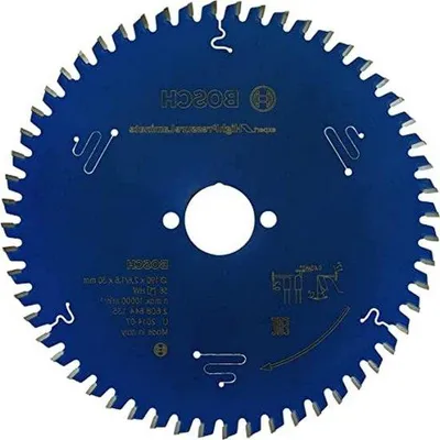 Image de Lame de scie circulaire pour stratifié 190 x 30 x 26 mm, 56 dents, haute pression, pièce unique.
