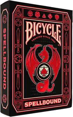 Produktbild von Bicycle Spellbound Kartenspiel Rot  Rot One Size