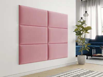 Obrázok produktu pre Čalúnený panel na stenu 84x24 PAG - ružový