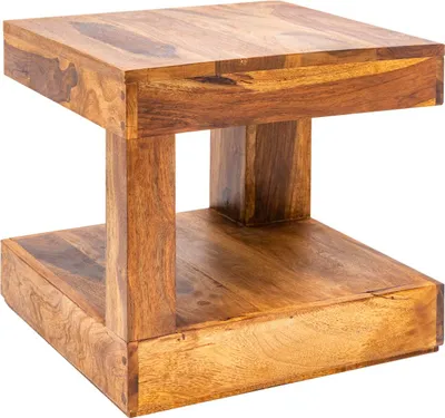 Produktbild von Couchtisch 45x45cm Holz Design Tisch Modern Wohnzimmer JETZT KAUFEN