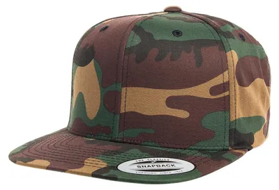 Produktbild von Yupoong - "Classic" Snapback Mütze FK1859 (Einheitsgröße) (Tarngrün)