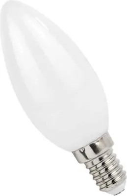 Zdjęcie produktu dla Żarówka LED świeczka 4W ~ 40W E14 matowa 400lm ciepła biel 2700K