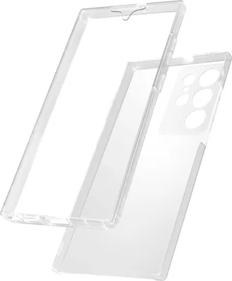 Image de Avizar, coque de protection à 360° (avant et arrière) pour Samsung Galaxy S23 Ultra, transparente