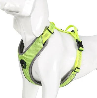 Produktbild von Verstellbares Hundegeschirr mit Brustgurt und Reflektoren für Wandern und Training