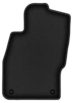 Image de Tapis conducteur en moquette pour Opel Corsa D 2006-2015 (à hayon) – 1 pièce, noir, sur mesure – Wielganizator DURBAN